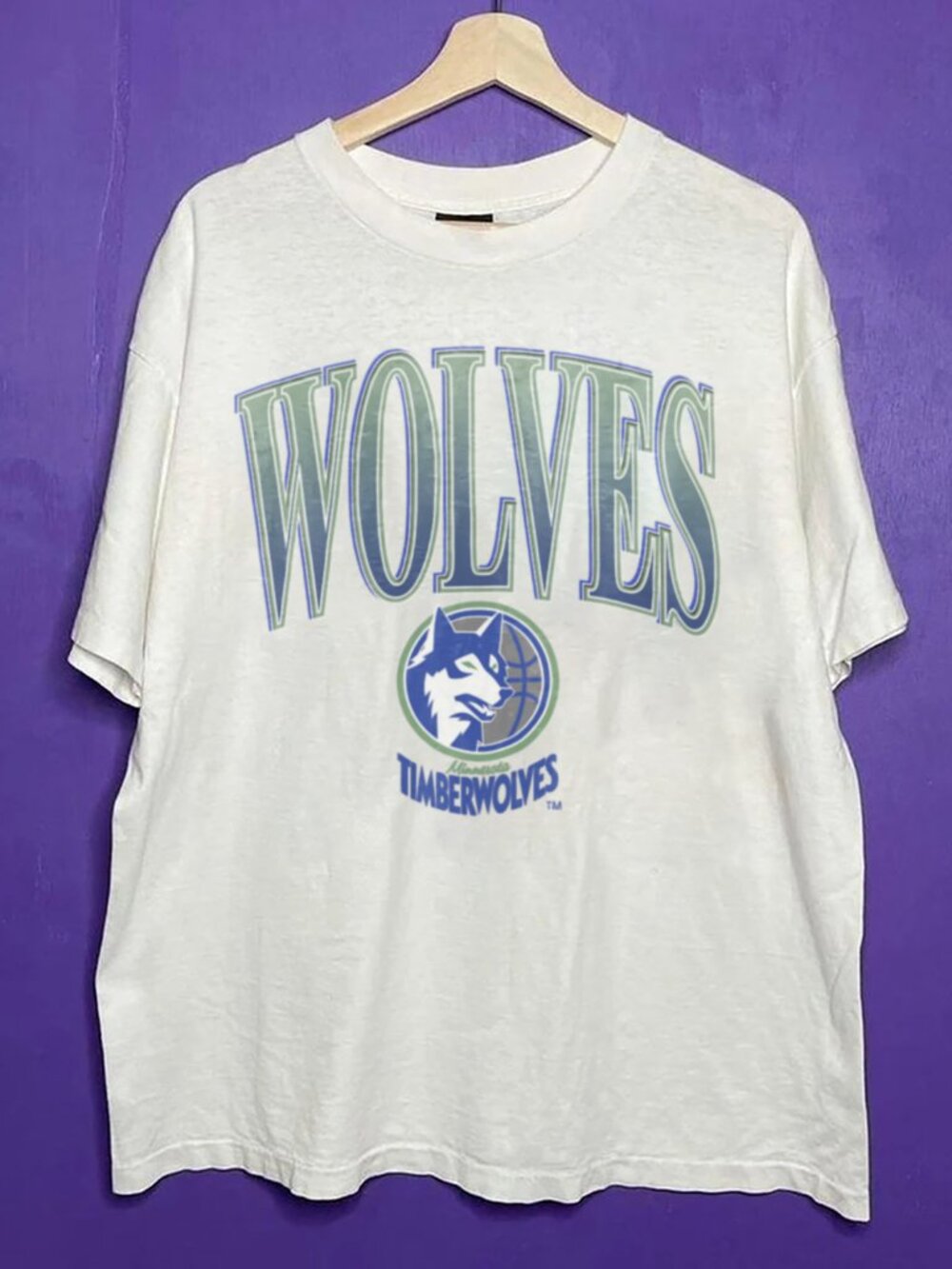 Vintage Minnesota Timberwolves Basketball Shirt, Retro Timberwolves NBA Shirt